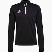 adidas Entrada 26 Slim-Fit 1/4-Zip Training Top - Black/White