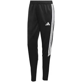 adidas Womens Tiro 26 League Zip-Pocket Training Track Pants - Black/White [LLS]
